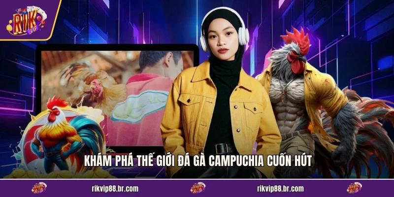 Khám phá thế giới đá gà Campuchia cuốn hút